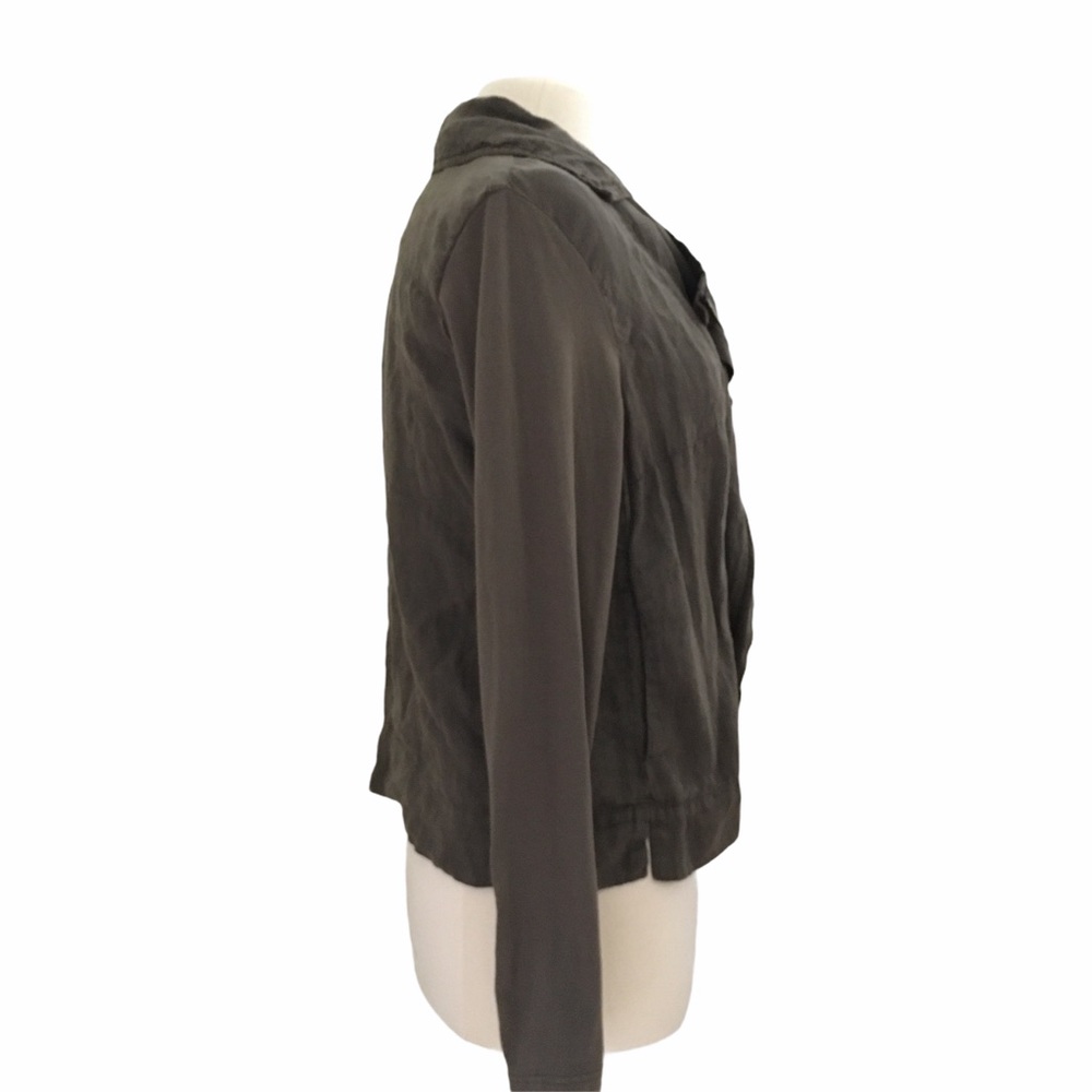 FLAX Wanderlust Linen Jacket Relaxed Java Small - Picture 11 of 15